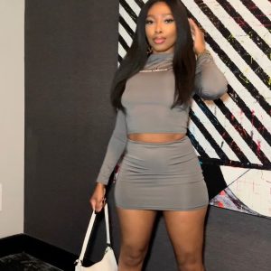 CHROME SKIRT SET
